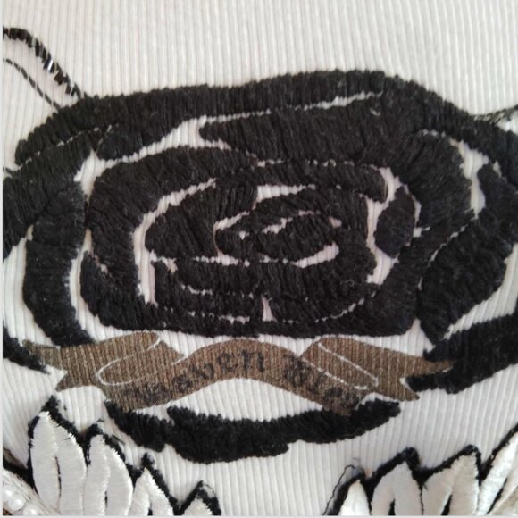 Y2K Fred Segal / Melrose Avenue Set of 3 Vtg Retro Graphic & Beaded Tops Size S - Picture 8 of 12